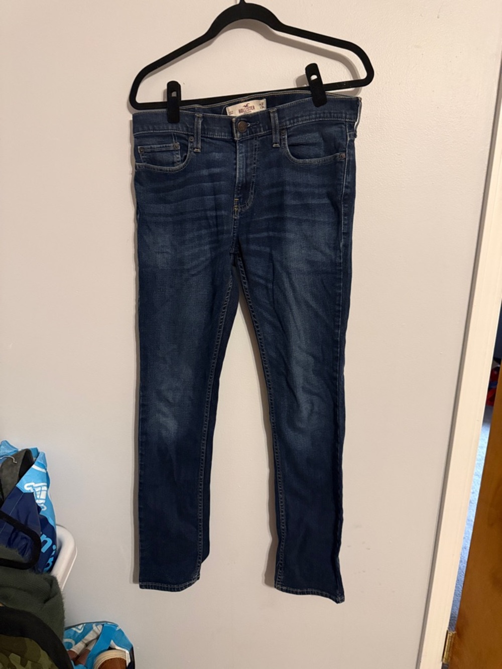 Hollister Men’s Skinny Jeans - Advanced Stretch Light Wash - 34 x 32